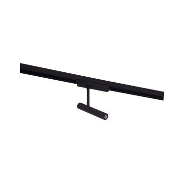 SHOWROOMMODEL - Maxlight Pistol – railspot - 3-fase railsysteem - 16,8 x 3 x 25 cm - 12W LED incl. - zwart