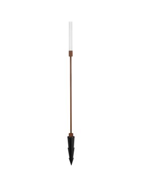 Nova Luce Slot - tuinpaal - Ø 2,5 x 80 cm - 4W LED incl. - IP65 - corten