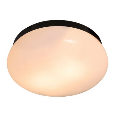 Nordlux Foam - plafondlamp - Ø 34 x 12 cm - IP44 - zwart