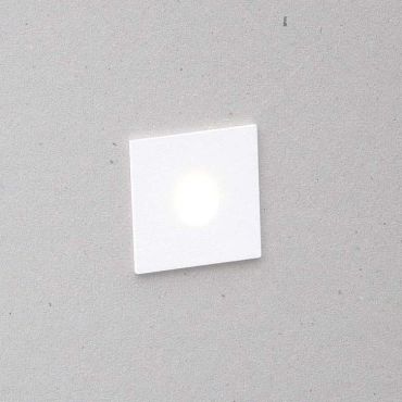 Nova Luce Passaggio - inbouw wandverlichting - 3,9 x 2,2 x 3,9 cm - 1W LED incl. - IP54 - wit