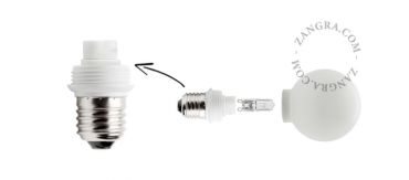 Zangra adapter - verloopfitting van E27 naar G9