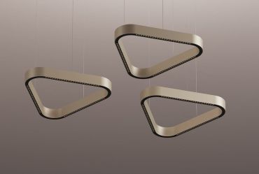 VK Lighting Aria - hanglamp - 40,8 x 306 cm - 40W dimbare LED incl. - goud