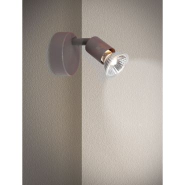 Nova Luce Base - opbouwspot - 8 x 6,7 x 10,9 cm - roest
