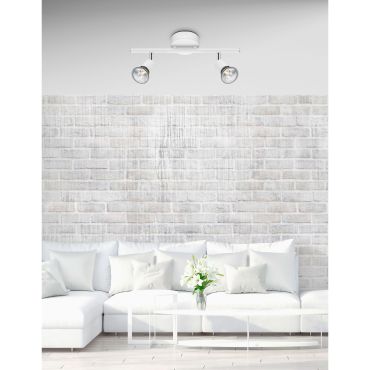 Nova Luce Base - opbouwspot 2L - 31 x 8 x 10,9 cm - mat wit