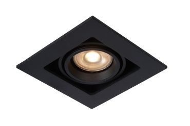 Lucide Chimney - inbouwspot - 115 x 115 mm, 97 x 97 mm inbouwmaat - zwart