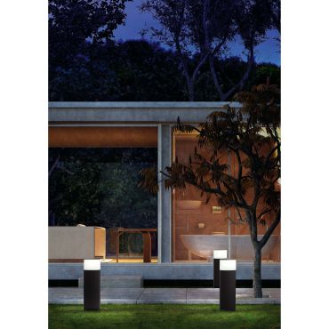 Faro Datna - tuinpaal - 18 x 11,5 x 60 cm - IP44 - donkergrijs