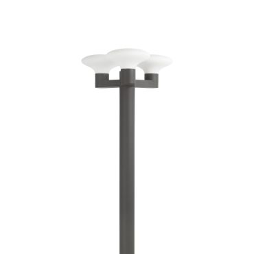 Faro Blub's – lantaarnpaal - 54 x 18,4 x 214 cm - IP44 - donkergrijs