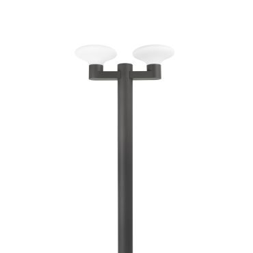 Faro Blub's – lantaarnpaal - 60 x 18,4 x 214 cm - IP44 - donkergrijs