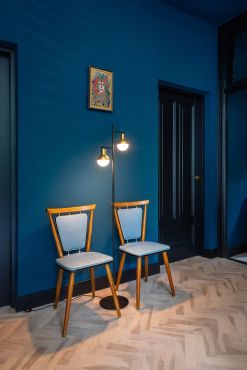 ETH Drop - vloerlamp - Ø 10 x 152 cm - zwart en goud