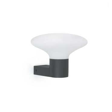 Faro Blub's - wandverlichting - 26 x 27 x 20,5 cm - IP44 - donkergrijs