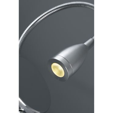 Faro Loke - wandverlichting met schakelaar - 3 x 32 cm - 3W LED incl. - glanzend chroom