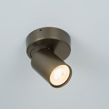 Projectlight Phoebe - opbouwspot - Ø 10 x 10 cm - brons