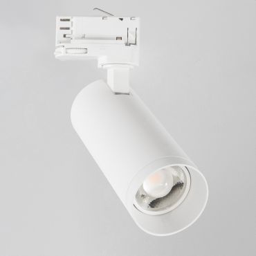 Nova Luce Monvel - 3-fase railspot - 7 x 6 x 15 cm - 15W LED incl. - zandwit