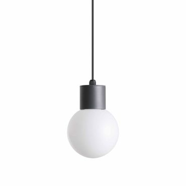 Faro Moon - hanglamp - Ø 18 x 153,5 cm - IP44 - donkergrijs