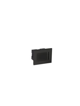 Nova Luce Olin - inbouw wandverlichting - 10,2 x 7,8 x 5,8 cm - 3W LED incl. - IP65 - donker antraciet