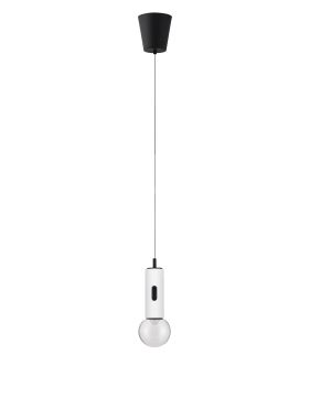 Nova Luce Chronos - hanglamp - Ø 13 x 300 cm - 11W dimbare LED incl. - wit