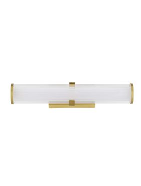 Nova Luce Hedula - wandlamp - 42,5 x 12 x 8,2 cm - 13W LED incl. - IP44 - zandgoud