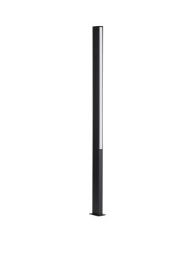 Nova Luce Stor - tuinpaal - 8 x 150 x 12 cm - 23W LED incl. - IP65 - zandzwart