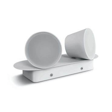 ONE Light Hotel Reading Spots - opbouwspot 2L - 26,5 x 12,5 x 10 cm - 2 x 6W LED incl. - wit
