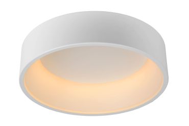 Lucide Talowe Led - plafondlamp - Ø 45,5 x 13 cm - 30W dimbare LED incl. - wit