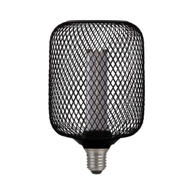 Searchlight Deco LED - Ø 10 x 16,5 cm - E27 - 3,5W dimbaar - 1800K - zwart