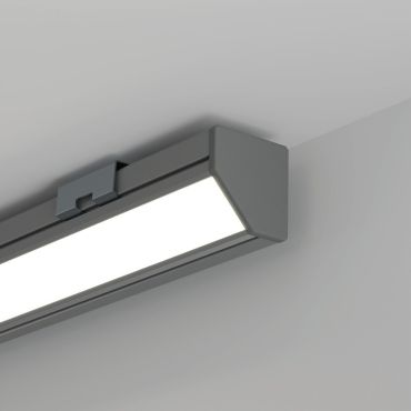 KLUS 45-plus - hoek ledprofiel - 1,9 x 1,9 cm - geanodiseerd zilver