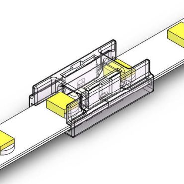 Lichtkoning - connector - 0,64 x 0,5 cm - voor enkelkleurige 5mm SMD LED strip