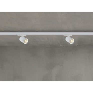 SHOWROOMMODEL - ONE Light Shop PRO - rail spot - 3-fase railsysteem - Ø 10 x 14,1 cm - 40W dimbare LED incl. - wit - witte lichtkleur
