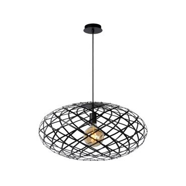 Lucide Wolfram - hanglamp - Ø 65 x 162 cm - zwart