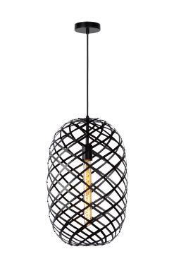 Lucide Wolfram - hanglamp - Ø 32 x 180 cm - zwart