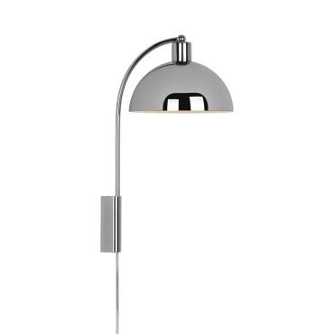 Nordlux Ellen - wandverlichting met schakelaar - 26 x 26 x 43 cm - chroom