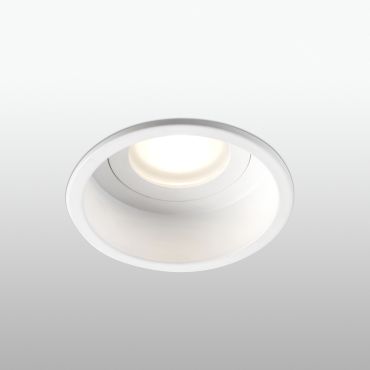 Faro Hyde - inbouwspot - Ø 89 mm, Ø 83 mm inbouwmaat - IP44 - mat wit