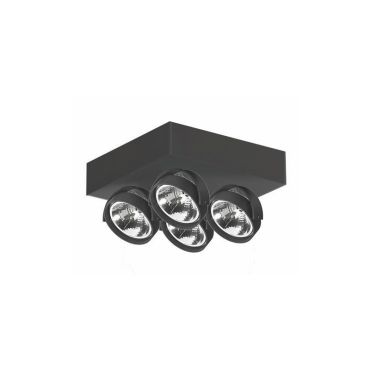 Artdelight Dutchess - opbouwspot 4L - 25 x 25 x 17,5 cm - zwart