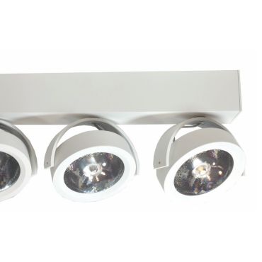 Artdelight Dutchess LED - opbouwspot 3L - 40 x 6 x 19 cm - 3 x 13W dimbare LED incl. - wit