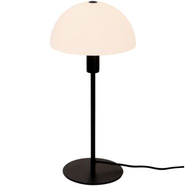 Nordlux Ellen 20 - tafellamp - Ø 20 x 40 cm - zwart en opaal