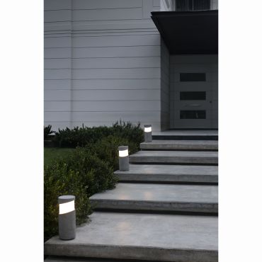 Faro Block - tuinpaal - Ø 14,7 x 35 cm - IP65 - grijs