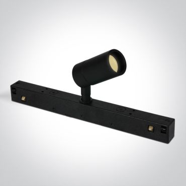 ONE Light magnetisch railsysteem MINI - railspot - Ø 2,8 x 5,2 cm - 3W LED incl. - zwart
