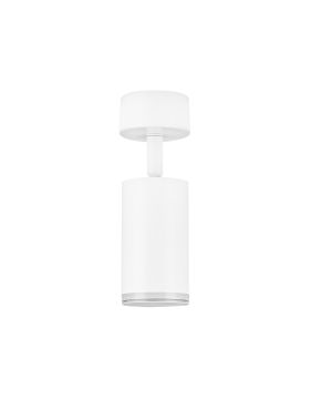 Nova Luce Mao - opbouwspot - Ø 5,5 x 17 cm - IP44 - zandwit