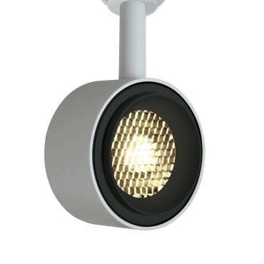 ONE Light Honeycomb - rail spot - 3-fase railsysteem - 3-fase railsysteem - Ø 7 x 10 cm - 8W dimbare LED incl. - wit