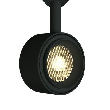 ONE Light Honeycomb - rail spot - 3-fase railsysteem - Ø 7 x 10 cm - 8W dimbare LED incl. - zwart