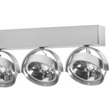 Artdelight Dutchess - opbouwspot 3L - 40 x 6 x 18,9 cm - aluminium