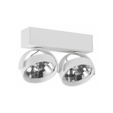 Artdelight Dutchess - opbouwspot 2L - 25 x 6 x 18,9 cm - wit
