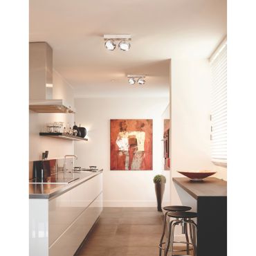 Artdelight Dutchess - opbouwspot 2L - 25 x 6 x 18,9 cm - aluminium