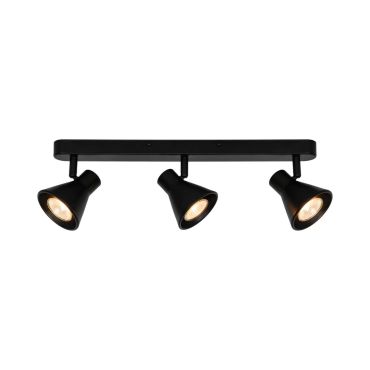 Nordlux Eik 9 - opbouwspot 3L - 45 x 8,6 cm - zwart