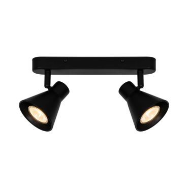 Nordlux Eik 9 - opbouwspot 2L - 28,5 x 8,6 cm - zwart