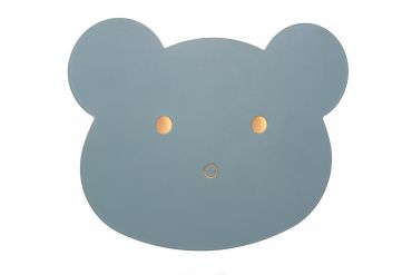 Lucide Charlie Beer - wandlamp - 26 x 4,2 x 20 cm - 7W dimbare LED incl. - blauw