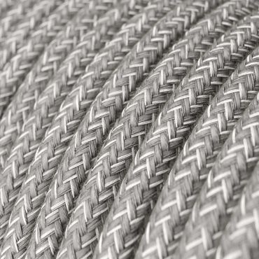 Creative Cables - textielsnoer - per 100 cm -  grijs