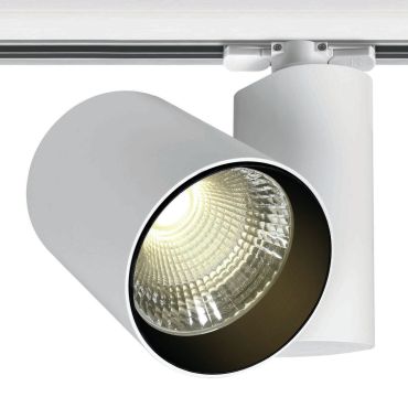 ONE Light COB Dark Light Cylinder - rail spot met COB LED - 3-fase railsysteem - Ø 9,8 x 13 cm - 36W LED incl. - wit