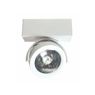 Artdelight Dutchess LED - opbouwspot 1L - 16 x 6 x 19 cm - 13W dimbare LED incl. - wit