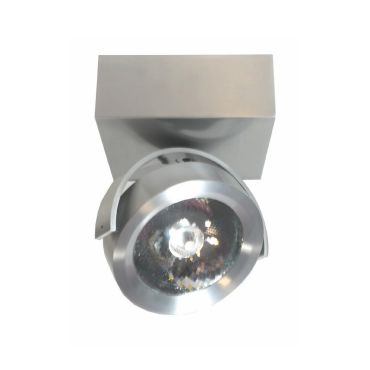 Artdelight Dutchess LED - opbouwspot 1L - 12,8 x 12,8 x 18 cm - 13W dimbare LED incl. - aluminium